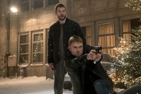 Max Riemelt and Brian J. Smith in Sense8 (2015)