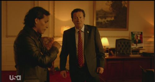 Joaquim de Almeida and Gerardo Taracena in Queen of the South (2016)