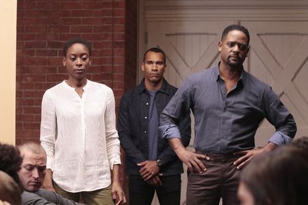 Blair Underwood, Tracy Ifeachor, and Jason Tottenham in Quantico (2015)