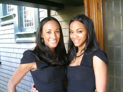 Doubling Zoe Saldana on Death at a Funeral