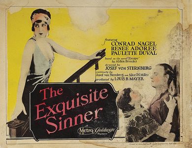 Renée Adorée, Paulette Duval, and Conrad Nagel in Exquisite Sinner (1926)