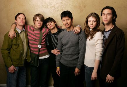 Gregg Araki, Michelle Trachtenberg, Joseph Gordon-Levitt, Jeffrey Licon, Brady Corbet, and Scott Heim at an event for My