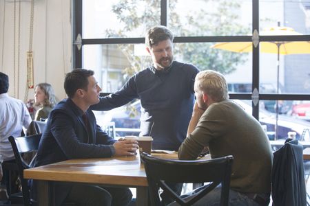 Andrew Haigh, Russell Tovey, and Jonathan Groff in Looking (2016)