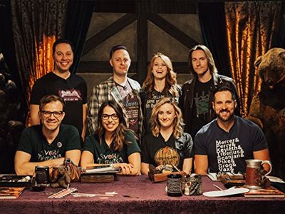 Taliesin Jaffe, Ashley Johnson, Sam Riegel, Travis Willingham, Laura Bailey, Liam O'Brien, Matthew Mercer, and Marisha R