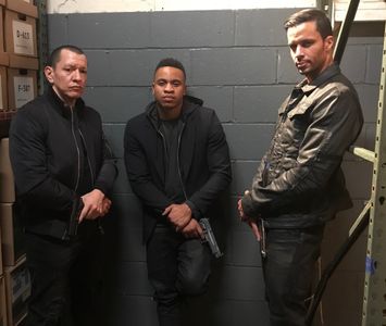 Matt Cedeño, Gerald Bunsen, and Rotimi in Power (2014)