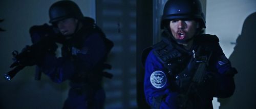 Jered Allen and Jim Duncan in American Hostage (2015)