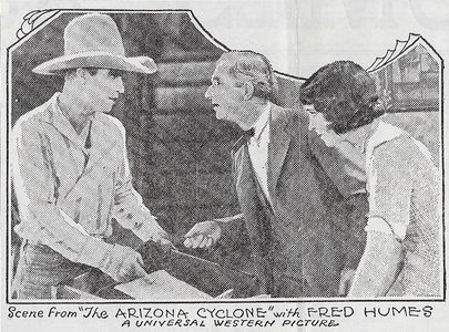 George B. French, Margaret Gray, and Fred Humes in The Arizona Cyclone (1928)