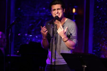 Giuseppe Bausilio performing at 54 Below in NYC.