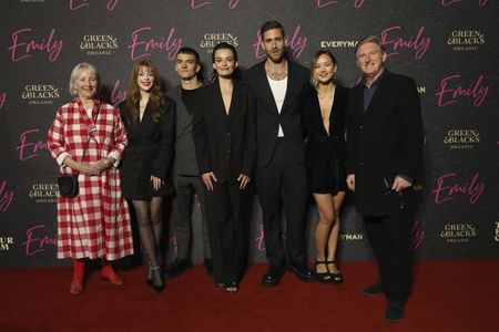 Gemma Jones, Amelia Gething, Fionn Whitehead, Emma Mackey, Oliver Jackson-Cohen, Alexandra Dowling and Adrian Dunbar at 