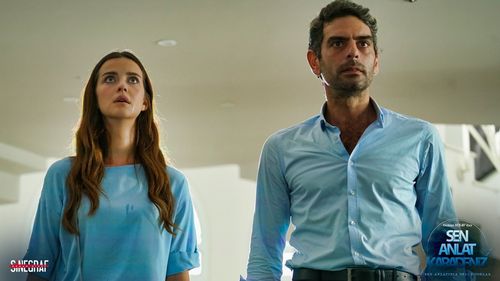 Mehmet Ali Nuroglu and Irem Helvacioglu in Sen Anlat Karadeniz (2018)