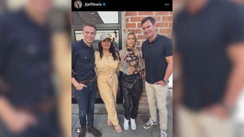 Shane Douglas, Lala Kent, Jeff Lewis, and Mercedes Javid in Jeff Lewis Live: Jeff Lewis Has Issues: Lala Kent (2022)