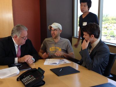 Jim O'Heir, Justin Dec, and Taylor Anthony Miller in Boats (2013)