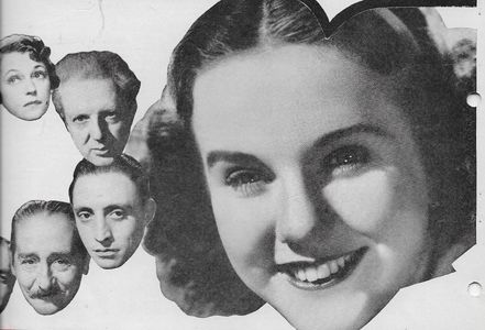 Deanna Durbin, Mischa Auer, Alice Brady, Adolphe Menjou, Eugene Pallette, and Leopold Stokowski in One Hundred Men and a