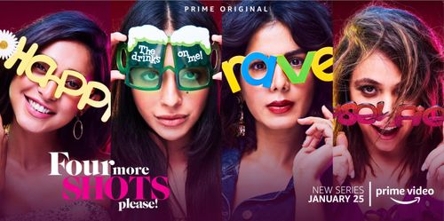 Maanvi Gagroo, Gurbani, Kirti Kulhari, and Sayani Gupta in Four More Shots Please (2019)