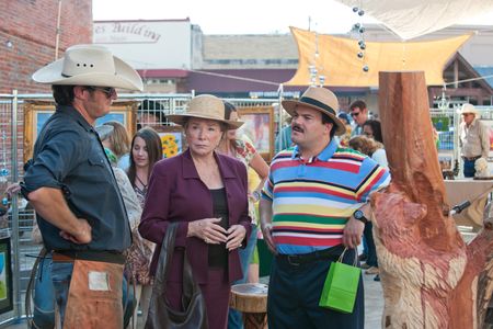 Shirley MacLaine, Jack Black, and Doug Moreland in Bernie (2011)