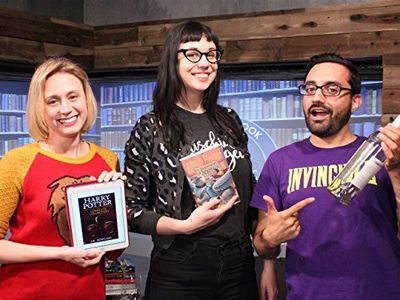 Amy Vorpahl, Hector Navarro, and Rachel Heine in Alpha Book Club: Harry Potter and the Prisoner of Azkaban - Part 3 (201