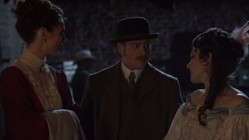 Charlie Clements, Georgina Reilly, and Sara Mitich in Murdoch Mysteries (2008)