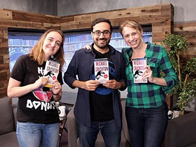 Amy Vorpahl, Hector Navarro, and Erin Vail in Alpha Book Club: Jurassic Park - Part 1 (2018)