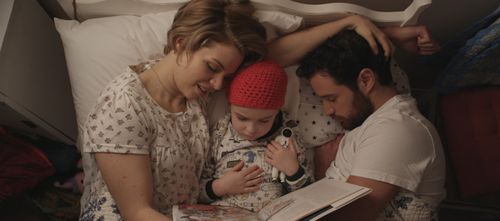 Ali Liebert, Charlie Carrick, and Olivia Martin in The Devout (2015)