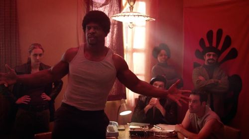 Terry Crews, Derek Waters, Kristen Wiig, Tymberlee Hill, Michael Daniel Cassady, and Maria Blasucci in Drunk History (20