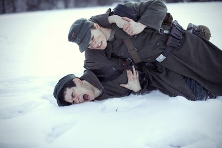 Still of Andrej Reimann and Patrick Mölleken in A GOOD STORY (2013)