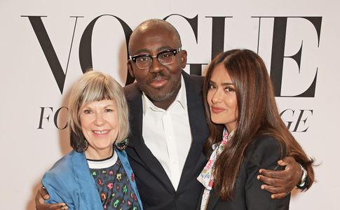 Salma Hayek, Jude Kelly, and Edward Enninful