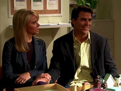 Faith Ford and Ted McGinley in Hope & Faith (2003)