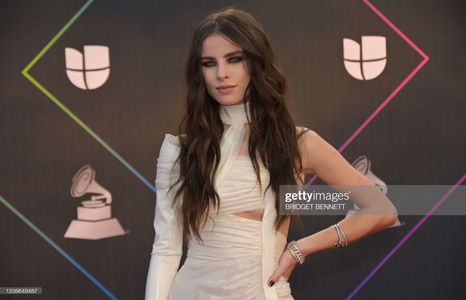 Best New Artist nominee Giulia Be at the Latin Grammys Red Carpet