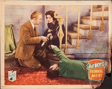 William Boyd, Charles A. Browne, and Lenita Lane in Federal Agent (1936)