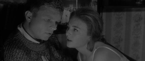 Nicole Courcel and Hardy Krüger in Sundays and Cybèle (1962)