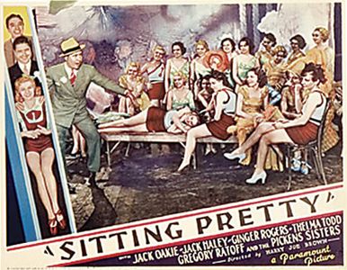 Ginger Rogers, Jack Haley, Peaches Jackson, Mae Madison, Joyce Mathews, Anne Nagel, Jack Oakie, and Helen Splane in Sitt