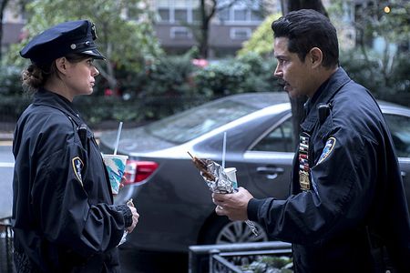 Peyton List and Anthony Ruivivar in Frequency (2016)