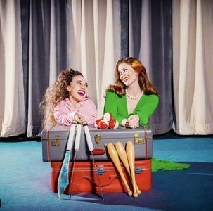 Lindsay Benner and Katrina Kemp aka DJ LAPTOP Women in Vaudeville at the Bob Baker Marionette Theater Los Angeles