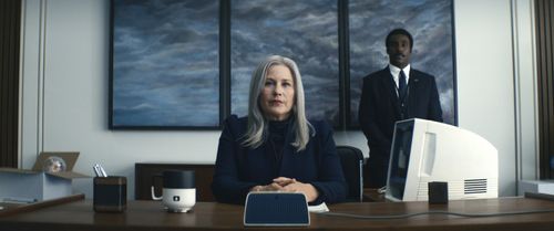 Patricia Arquette and Tramell Tillman in Severance (2022)