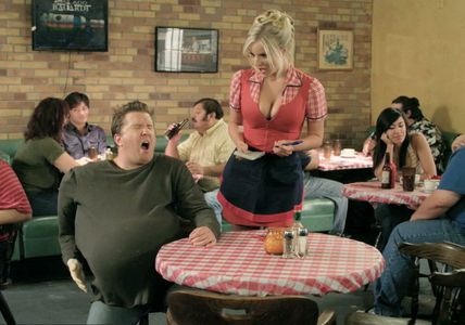 Natalie Cohen and Nick Swardson in Pretend Time (2011).