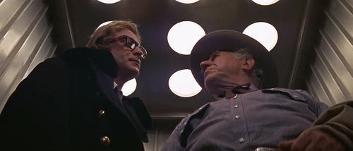 Michael Caine and Ed Begley in Billion Dollar Brain (1967)