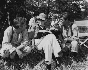 John Ford, George Peppard, and Claude Johnson in How the West Was Won (1962)