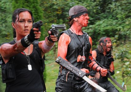 Simone Bailly, Jy Harris, and Mark Sweatman in Bong of the Dead (2011)