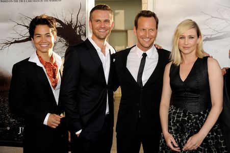 Shannon Kook, John Brotherton, Patrick Wilson, Vera Farmiga. The Conjuring premiere 2013