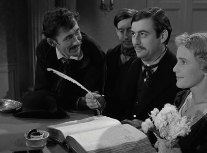 Amédée, Hubert de Lapparent, François Périer, and Maria Schell in Gervaise (1956)