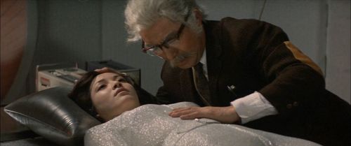 Tomoko Ai and Akihiko Hirata in Terror of Mechagodzilla (1975)