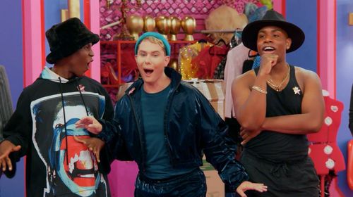 Jaren Merrell, Monét X Change, and Trinity The Tuck in RuPaul's Drag Race All Stars: Draguation Speeches (2022)