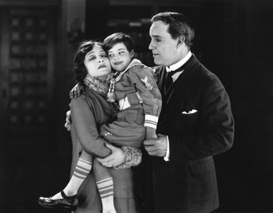 Pauline Frederick, Frankie Lee, and Percy Standing in Bonds of Love (1919)