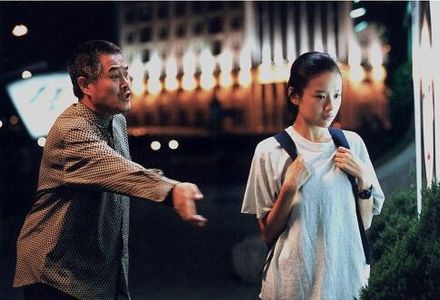 Benshan Zhao and Dong Jie in Happy Times (2000)