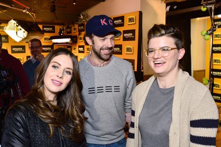 Jason Sudeikis, Alison Brie, and Leslye Headland at an event for The IMDb Studio at Sundance (2015)