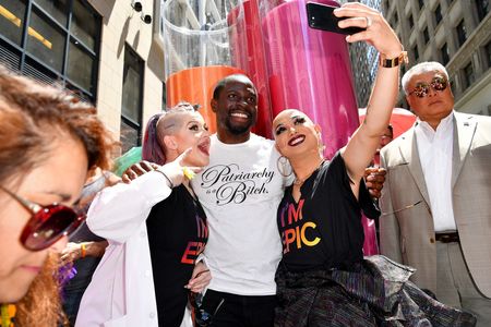 Kelly Osbourne, Gbenga Akinnagbe, and Ryan Ong Palao