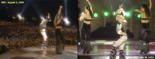 Madonna, Donna DeLory, and Niki Haris in Madonna: Blond Ambition World Tour Live (1990)