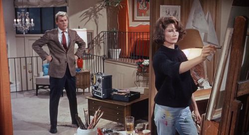 Gail Hire and Skip Ward in Red Line 7000 (1965)