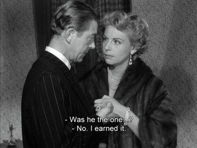 Marie Sabouret and Jean Servais in Rififi (1955)