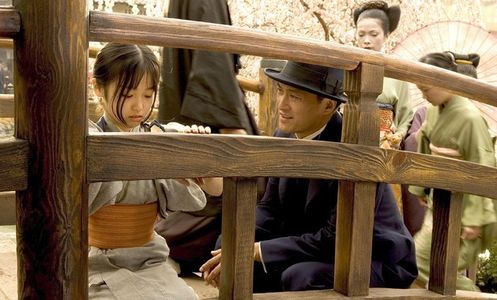 Ken Watanabe and Suzuka Ohgo in Memoirs of a Geisha (2005)